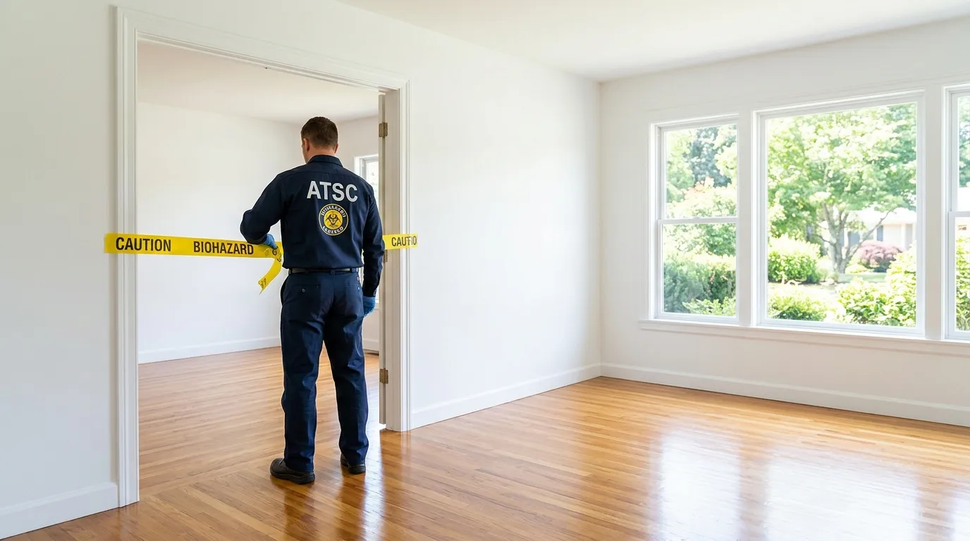 Certified biohazard cleanup crew performing Crime Scene Cleanup in Orono